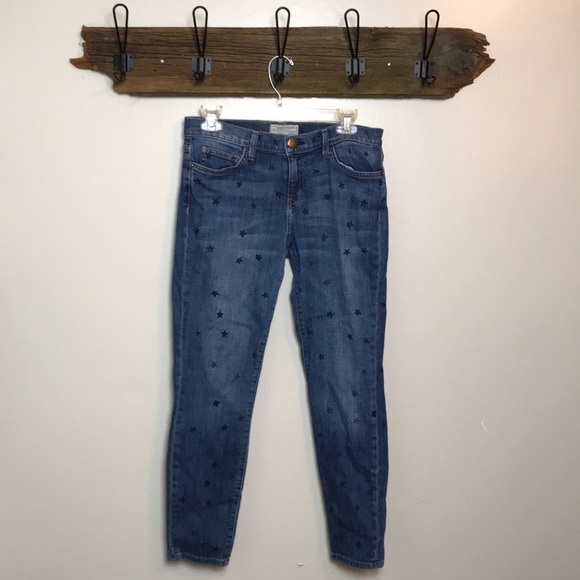Current Elliot Jeans Star Print Ankle Skinnies - Picture 2 of 8